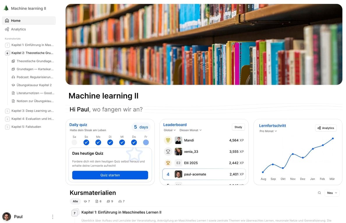 acemate classroom for learners